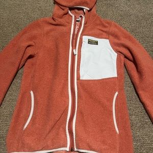 Orange and white jacket